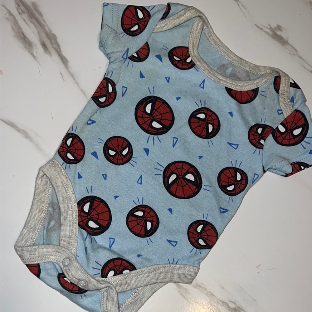 Blue Spider-Man Kids One Piece
